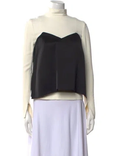 Pre-owned Celine Turtleneck Sleeveless Sweatshirt In Neutral