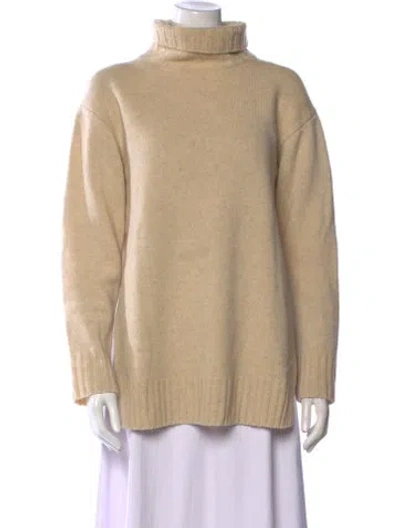 Pre-owned Celine Turtleneck Sweater In Neutral