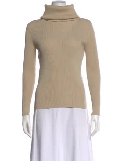 Pre-owned Celine Turtleneck Sweater In Neutral
