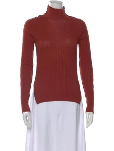 Pre-owned Celine Turtleneck Sweater In Orange