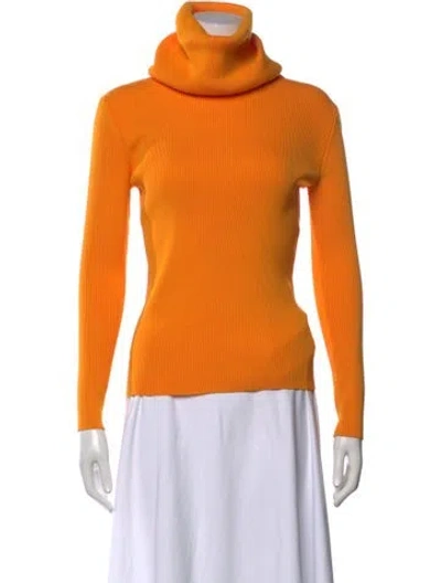Pre-owned Celine Turtleneck Sweater In Yellow
