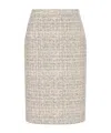 Celine Tweed Skirt In Nude