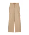 Celine Twill Work Casual Pants In Nude