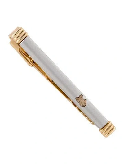 Pre-owned Celine Two-tone Tie Clip In Multi