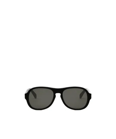 Celine Ull Frame Sunglasses In Black