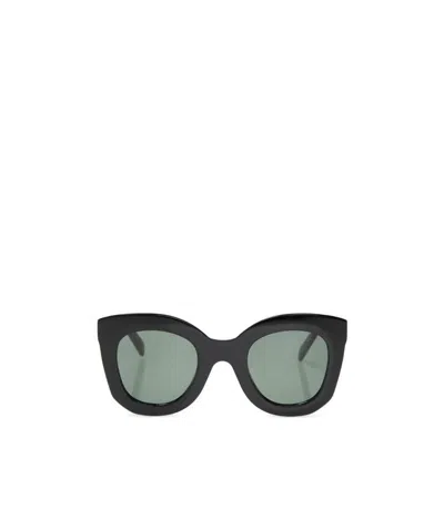 Celine Ultra-large Frame Sunglasses In Black