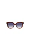 Celine Ultra-large-frame Sunglasses In Brown