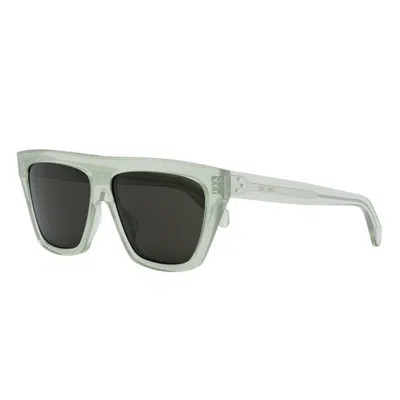 Celine Unisex Black Square Sunglasses Cl40256i 93a In ["green"]