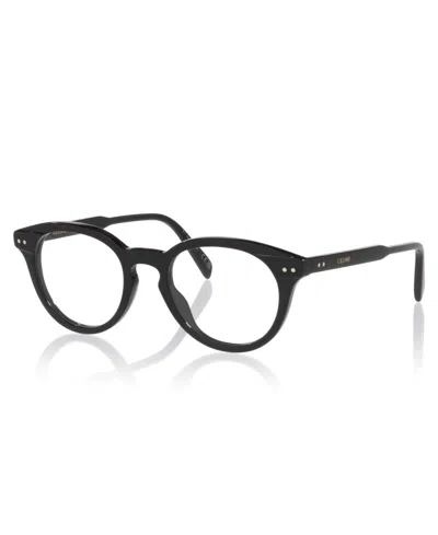 Celine Unisex  Thin Cl50177i Polarized Eyeglasses, Cl000641 In Black