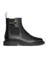 Celine Universite Chelsea Boot  In Shiny Bull In Black