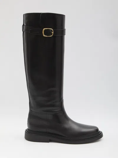 Celine Université High Boot In Black