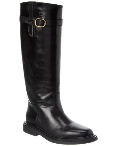 CELINE CELINE UNIVERSITE LEATHER KNEE-HIGH BOOT