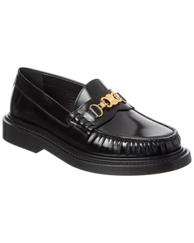 CELINE CELINE UNIVERSITE TRIOMPHE LEATHER LOAFER