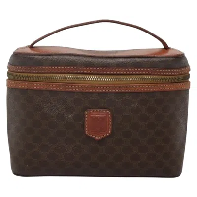 Pre-owned Celine Céline Vanity Brown Canvas Clutch Bag ()
