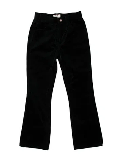 Pre-owned Celine Velvet Wide Leg Pants In Blue