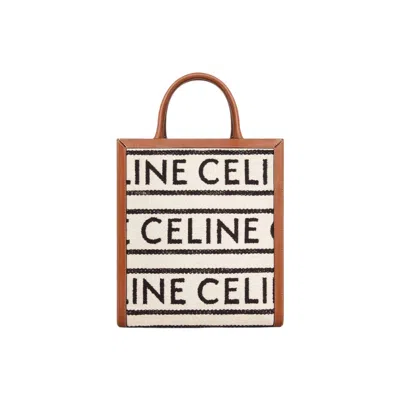 Celine Vertical Basket Handbag For Women In White