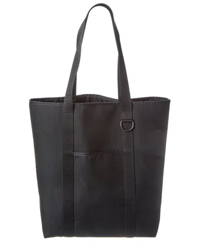 Celine Vertical Cabas Canvas Tote In Black
