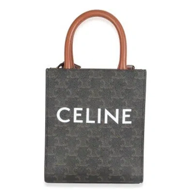 Pre-owned Celine Vertical Cabas Mini 2023 In Brown