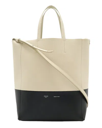 Celine Vertical Cabas Small Tote Bag (authentic Pre-loved) In Black