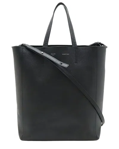 Celine Vertical Cabas Small Tote Bag (authentic Pre-loved) In Black