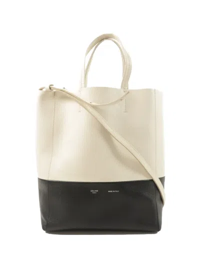 Pre-owned Celine Vertical Cabas Tote Bag In Neutral