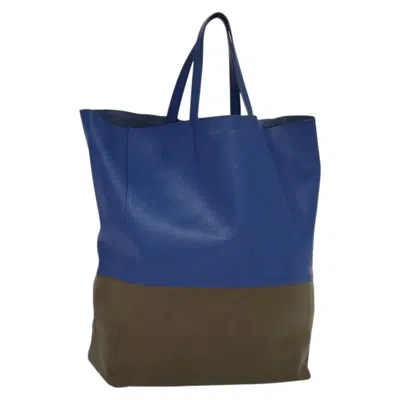 Pre-owned Celine Vertical Cabas Tote Leather Multicolour Leather Tote Bag Bag ()