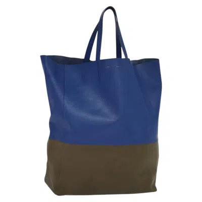 Pre-owned Celine Vertical Cabas Tote Leather Multicolour Leather Tote Bag Bag ()