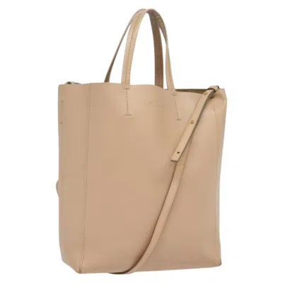 Pre-owned Celine Vertical Cabas Tote Leather Pink Leather Tote Bag Bag ()