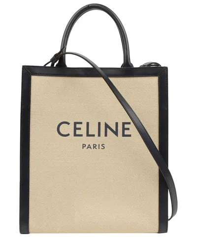 Pre-owned Celine Vertical Small Cabas Tote And Shoulder Bag (authentic Pre-loved)