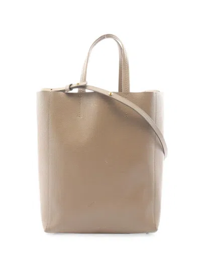 Pre-owned Celine Vertical Small Cabas Tote Bag In Neutral