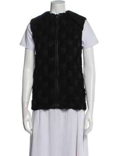 Pre-owned Celine Vest In Black