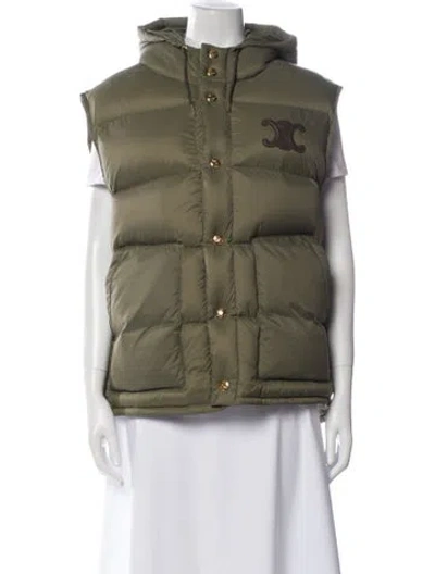 Pre-owned Celine Vest W/ Tags In Green