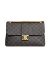 Celine Woman  Woman Brown Shoulder Bags In Brown