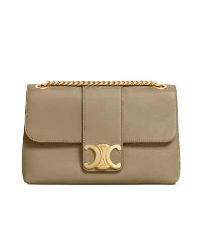 Celine Victoire Medium Crossbody Bag In Brown