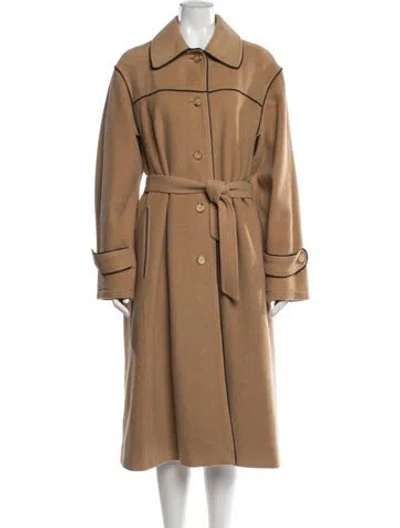 Pre-owned Celine Vintage 1970's Coat In Brown