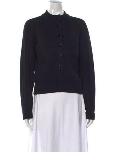 Pre-owned Celine Vintage 1970's Sweater In Black/white