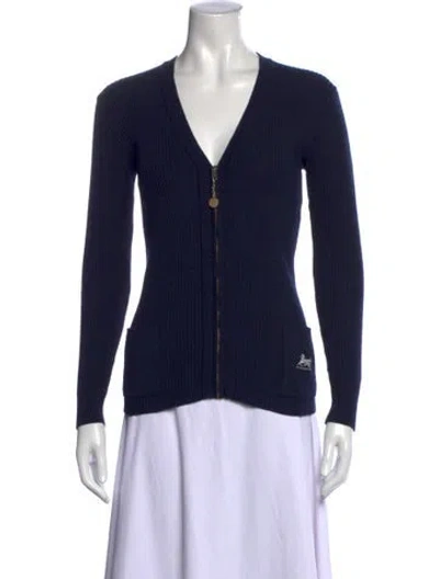 Pre-owned Celine Vintage 1970's Sweater In Blue