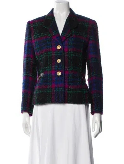 Pre-owned Celine Vintage 1980's Blazer In Black