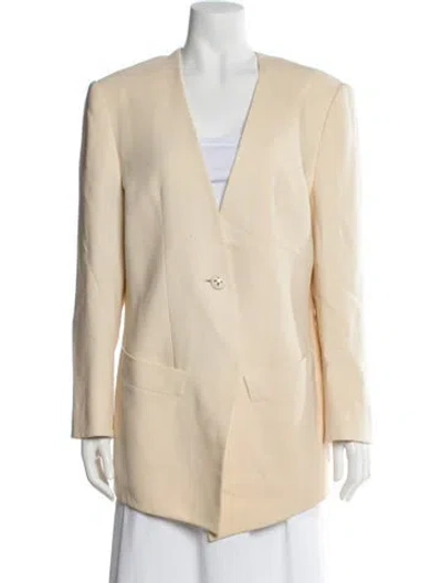 Pre-owned Celine Vintage 1980's Blazer In Neutral