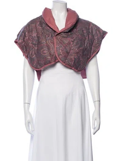 Pre-owned Celine Vintage 1980's Cape In Pink