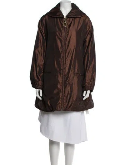 Pre-owned Celine Vintage 1980's Coat In Brown