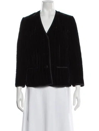 Pre-owned Celine Vintage 1980's Evening Jacket In Black