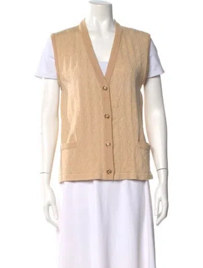 Pre-owned Celine Vintage 1980's Sweater In Neutral