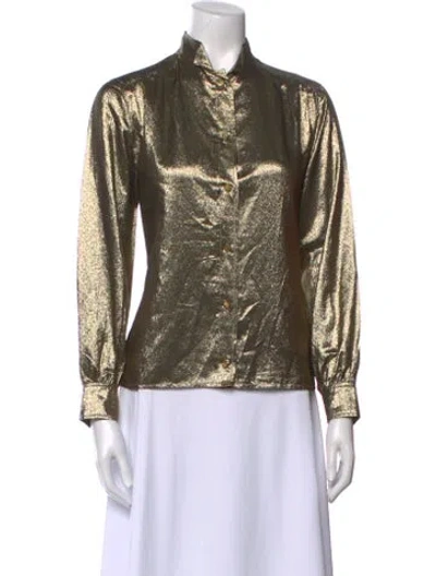 Pre-owned Celine Vintage 1990's Blouse