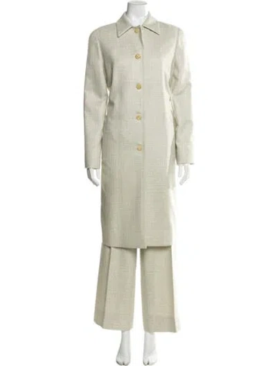 Pre-owned Celine Vintage 1990's Pant Set In Gray