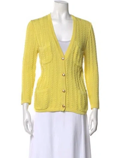 Pre-owned Celine Vintage 1990's Sweater In Yellow