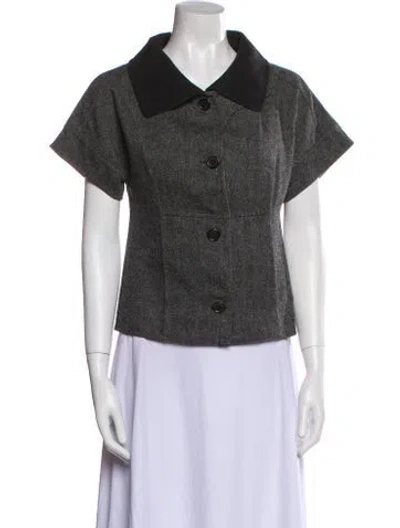 Pre-owned Celine Vintage 1990's Vest In Gray