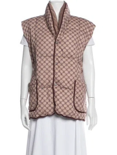 Pre-owned Celine Vintage 1990's Vest In Neutrals