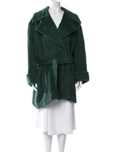 Pre-owned Celine Vintage 1993 Coat In Green