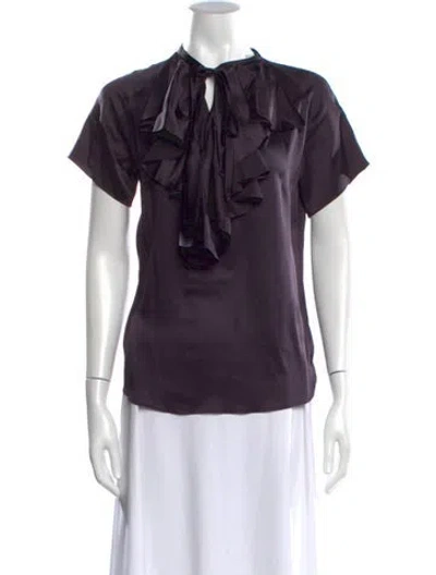 Pre-owned Celine Vintage 2000's Blouse In Purple